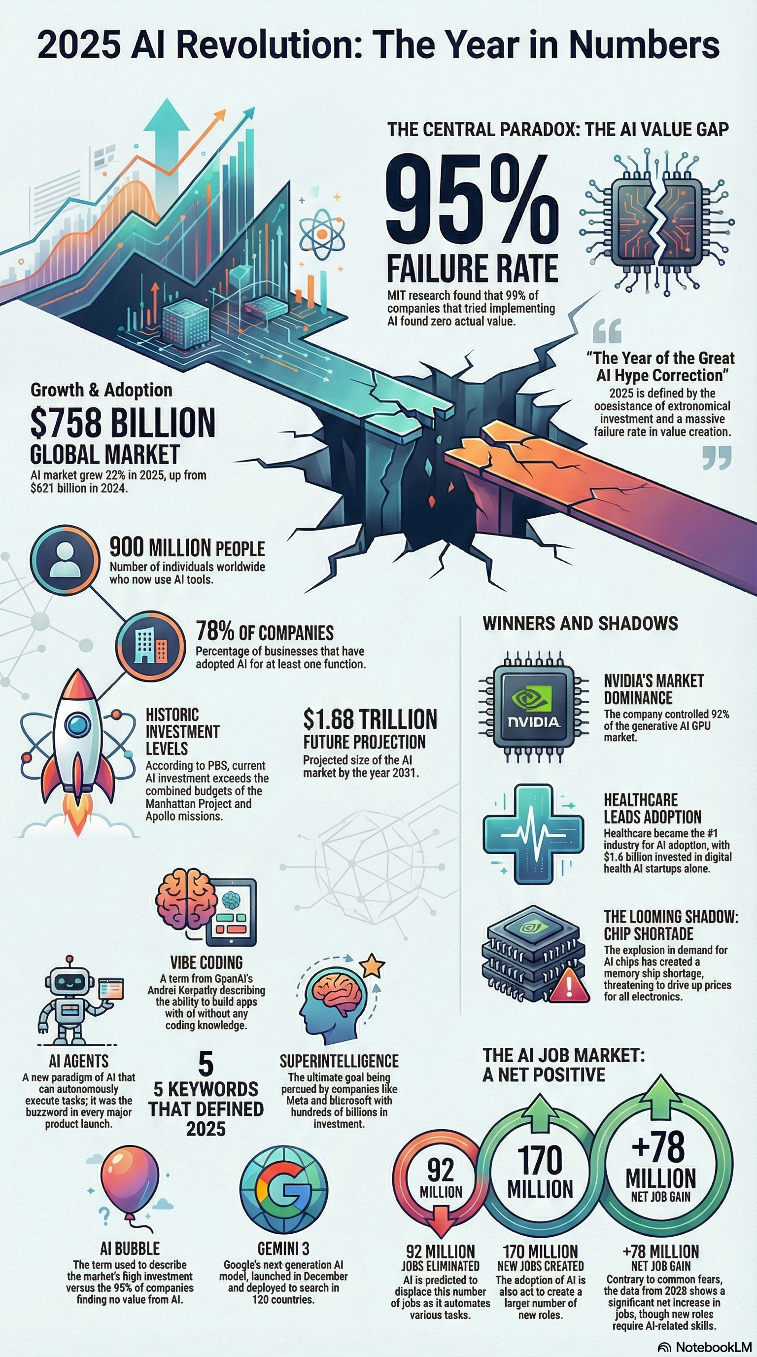 2025 AI Revolution Infographic