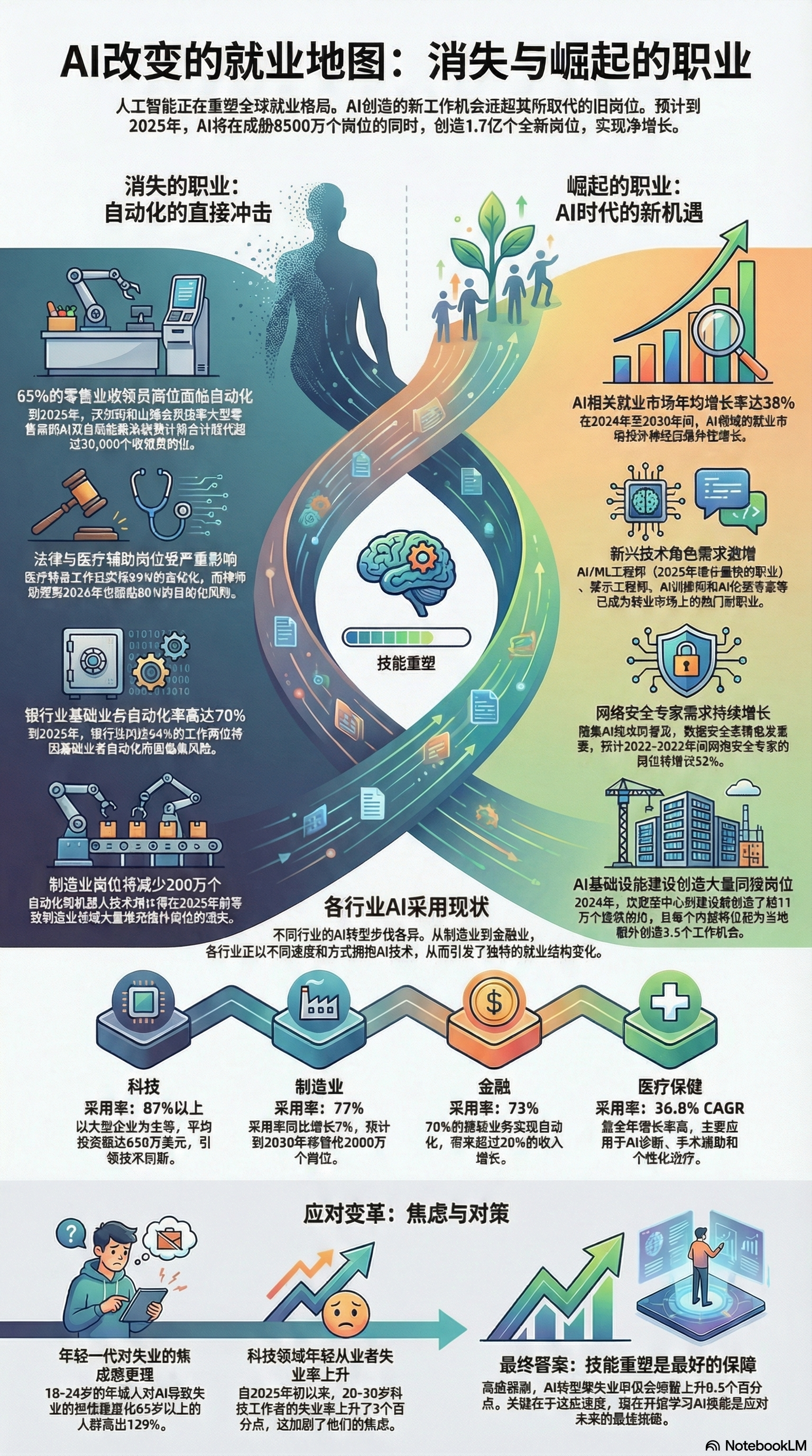 AI改变的就业地图：消失与崛起的职业