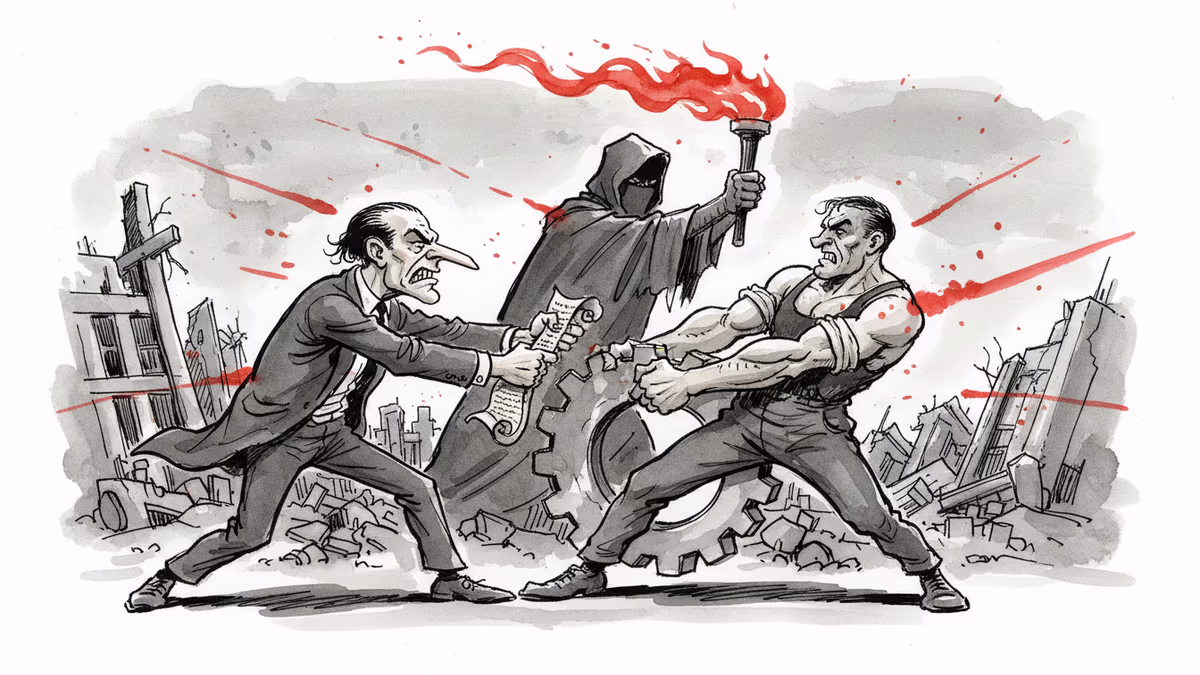 當兩強都相信自己能速戰速決，戰爭便悄然逼近