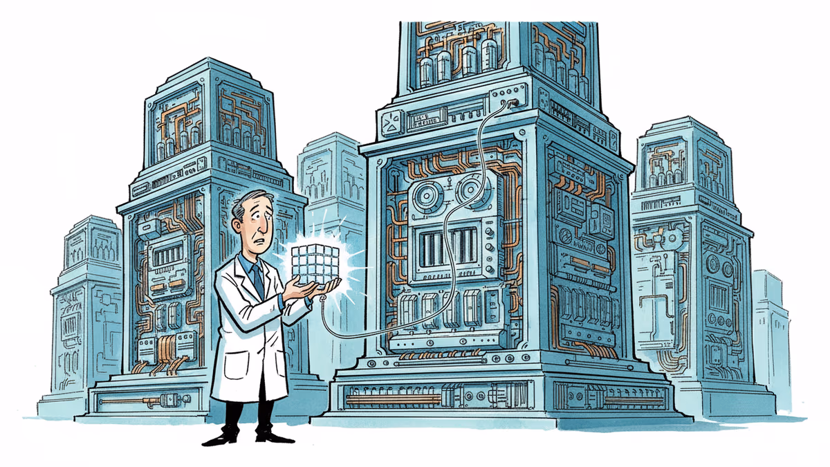 원자 100개로 암을 고친다? 양자컴퓨터의 조용한 도전