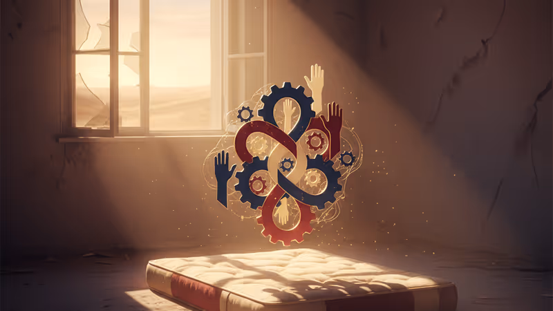 A desolate room in Sudan symbolizing the silent tragedy of conflict