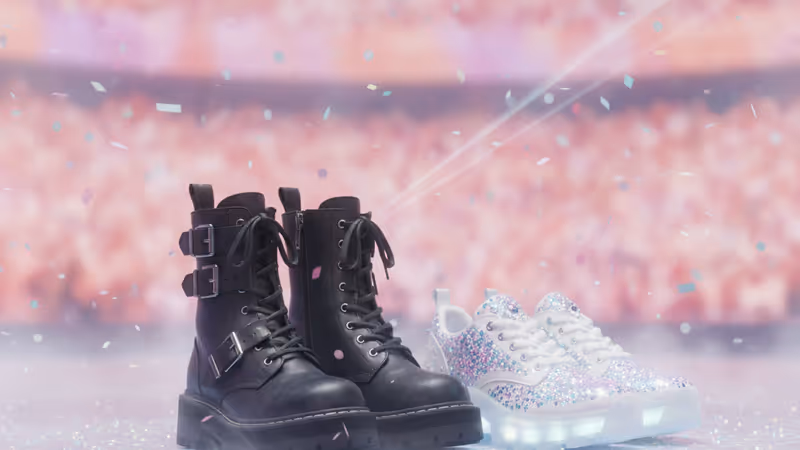 聚光燈下的舞台與等待回歸偶像的象徵性場景