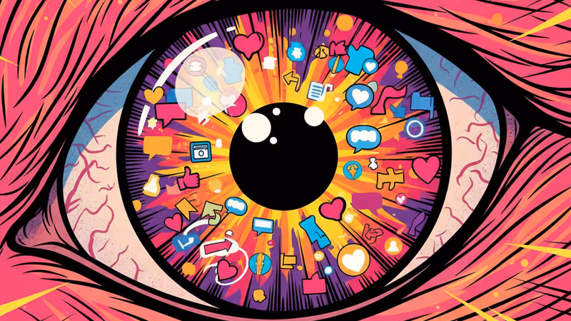 Detailed close-up of a bird's eye reflecting light