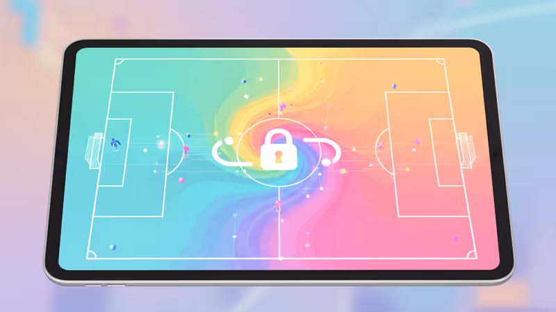 2025 AFCON 적도기니와 알제리 국기가 표시된 축구 경기장 전경