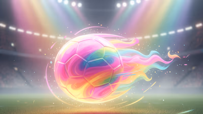 Night view of a football match at Tangier Stadium