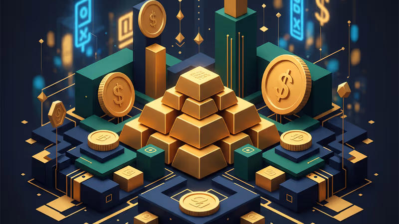 Close-up of a designer toy against neon city lights