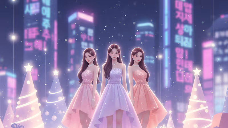 2025 SBS歌謠大戰夢幻聯動：LE SSERAFIM、NMIXX、IVE「忙內賴」聖誕合體