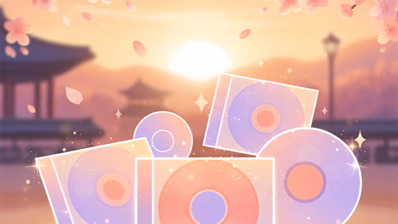 Stray KidsとK-POP関連作品の米国チャート入りを象徴するイメージ