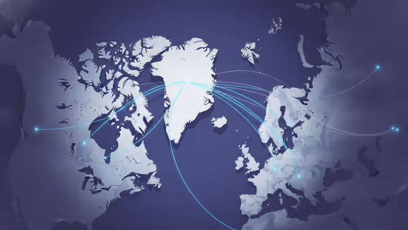 格陵蘭地緣政治戰略地圖與資源數據圖表