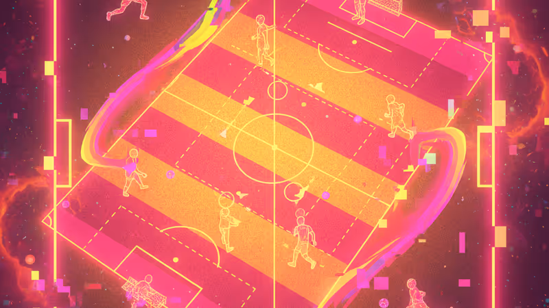 非洲各國國旗在體育場前揮舞的壯觀景象