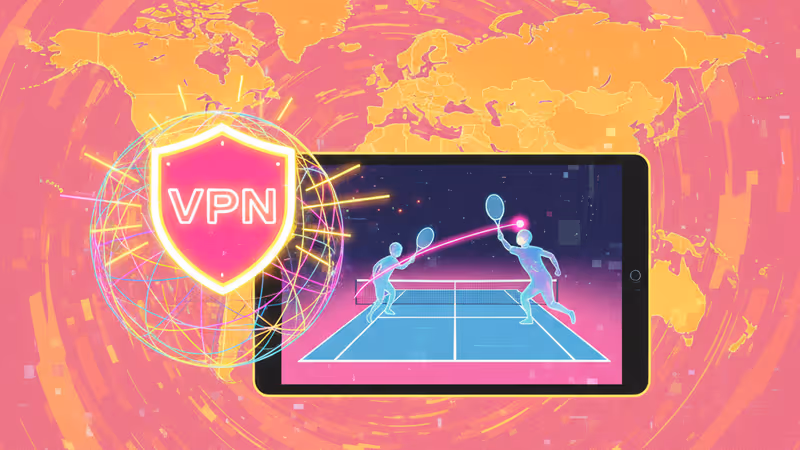 2026年全豪オープンの試合をタブレットで視聴するイメージ