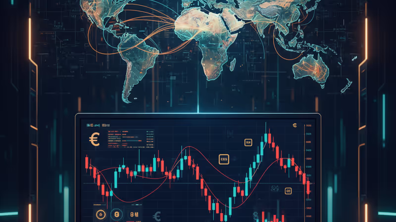 急落を示す暗号資産の価格チャートと赤いグラフライン