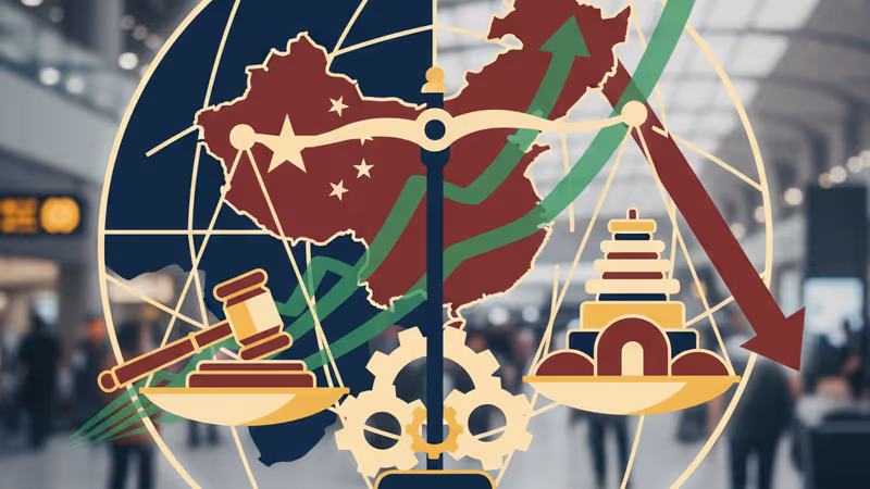 空港の出発案内板を見つめる旅行者の後ろ姿