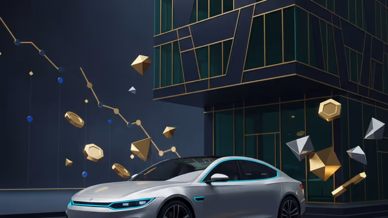 中國港口待運汽車與顯示出口增長放緩的趨勢線