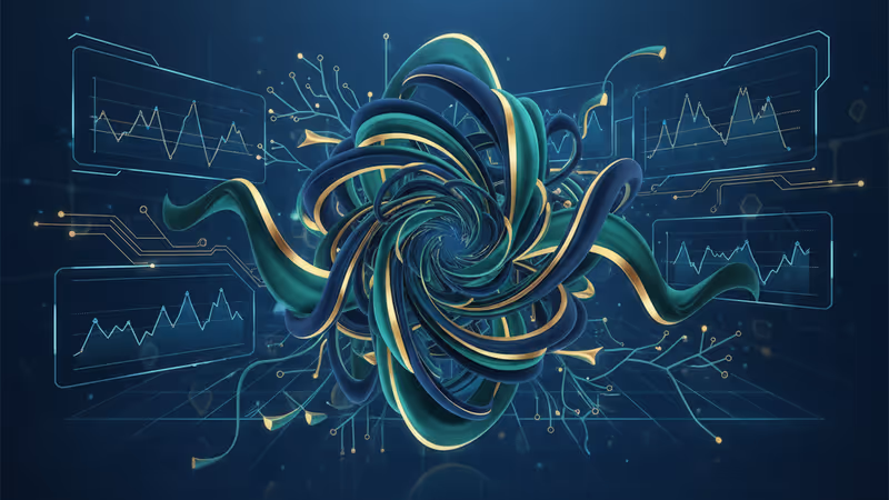 展示傳統銀行與加密資產整合的數位金融概念圖