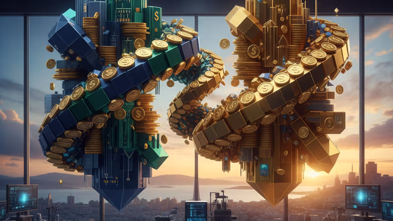 Conceptual image of healthcare M&A in San Francisco