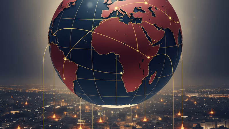 Atmospheric depiction of Tehran protests during the 2026 internet blackout