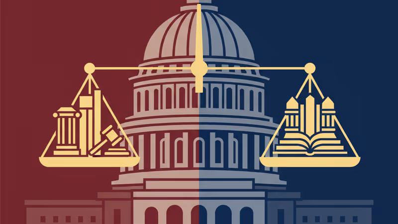 美國眾議院議場內顯示 215 比 215 票數的電子告示板