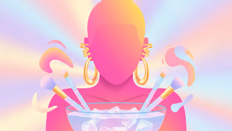 氷水に顔を浸す準備をするカイリー・ジェンナーと授賞式の華やかな雰囲気