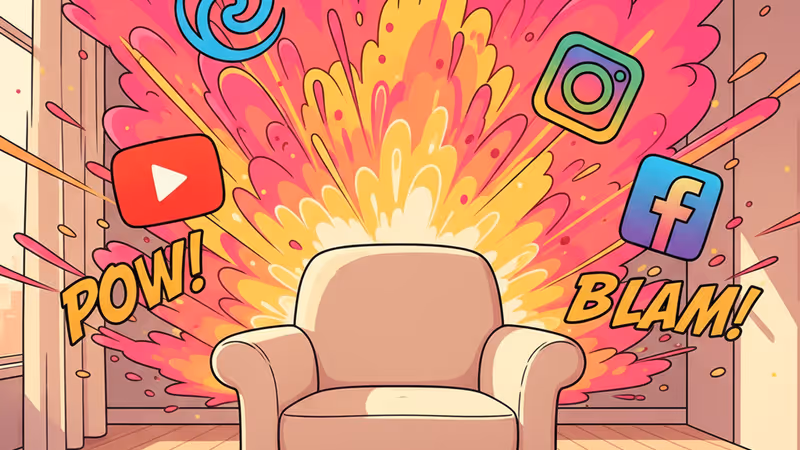 햇살이 비치는 아늑한 심리 상담실 내부 전경