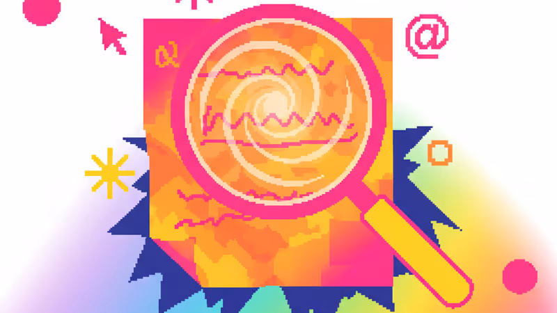 스마트폰 화면을 보며 의심하는 표정을 짓는 인물의 모습