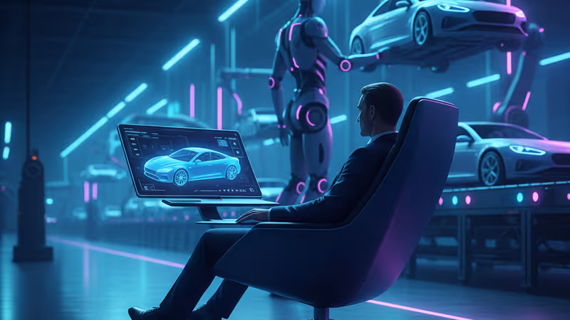 현대차 아난타푸르 공장을 시찰 중인 정의선 회장