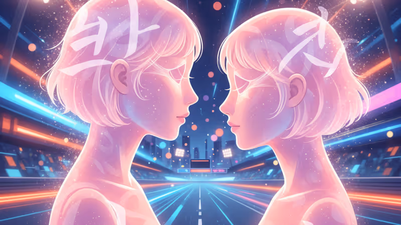 タイの夕暮れ時にスポーツカーの横に立つ虞書欣の劇中シーン