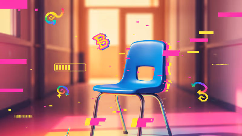 夕暮れ時の誰もいない教室に残された牛乳パック