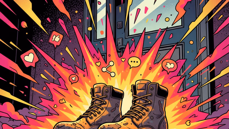 夜間に人影を照らす玄関のセンサーライトと防犯のイメージ