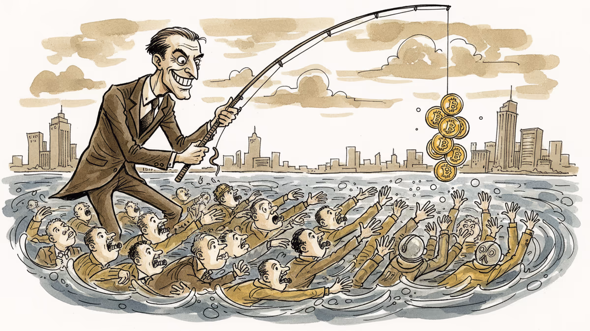 承諾月賺8%的加密貨幣投資，竟是3.28億美元龐氏騙局？