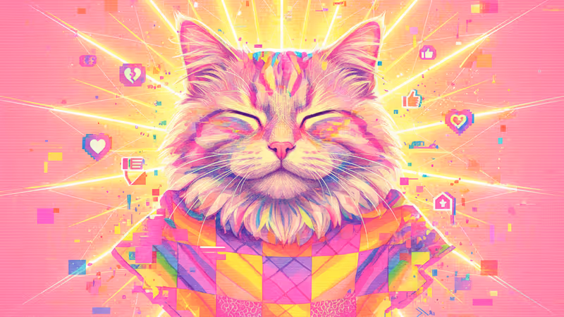 하얀 이불 속에 폭 파묻혀 코만 내밀고 잠든 줄무늬 고양이