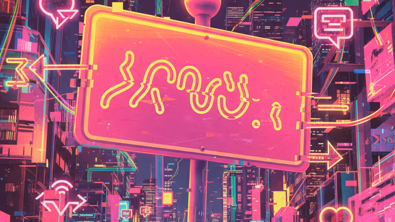 A close-up of a confusing and funny street sign