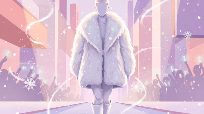 아일릿 모카의 스노우 엔젤 룩에서 영감을 받은 겨울 패션 코디