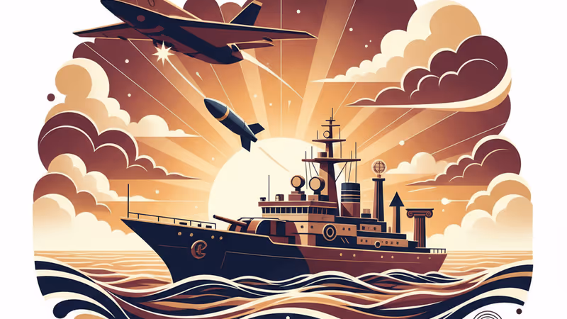 USAF stealth bomber deploying a Quicksink guided bomb over the ocean