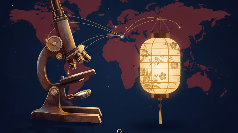 古い資料箱から溢れ出る戦時中の写真と文書のイメージ