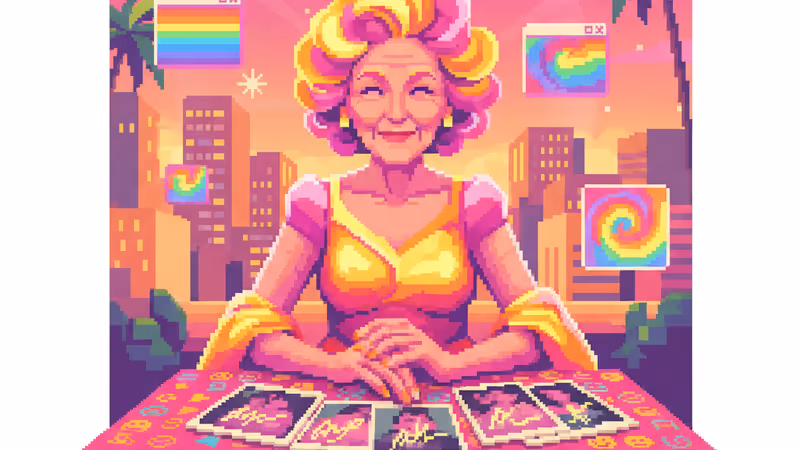 할리우드 쇼 팬 컨벤션에서 팬들과 소통하는 줄리 뉴마의 모습