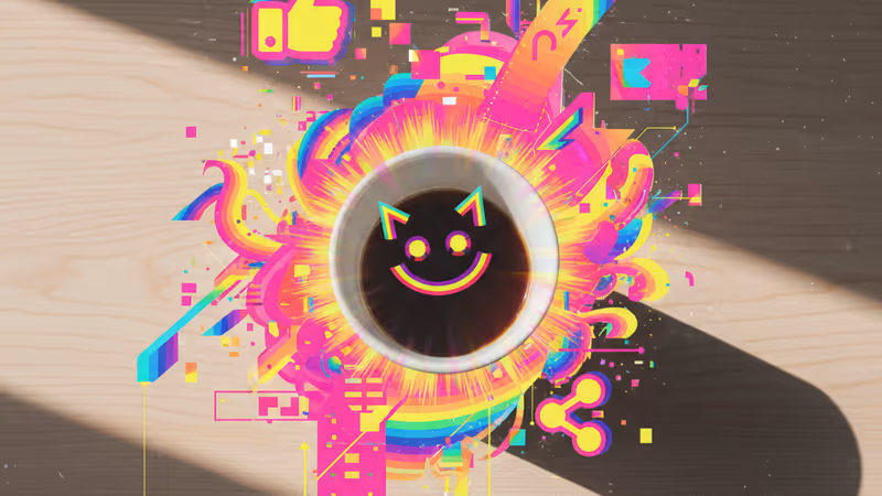 평범한 나무 책상 위에 놓인 하얀색 머그컵과 햇살