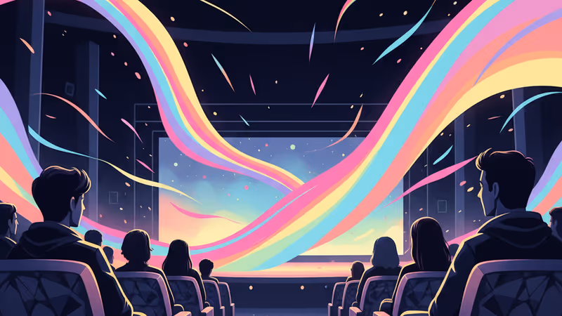 霧がかった森に置かれた自転車と、異次元へのゲートが光る『ストレンジャー・シングス』の終幕を象徴する風景