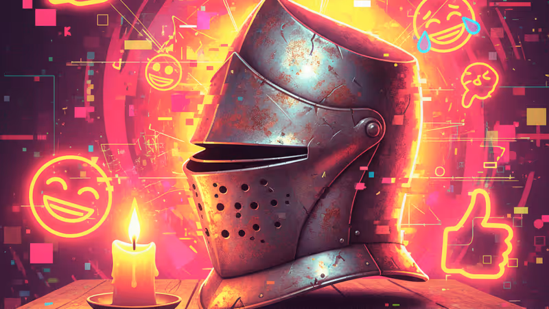 Ser Duncan and Egg in a field at sunset