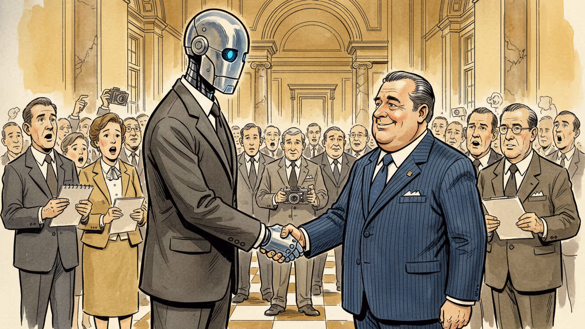 A Robot Walked Into the White House. Who Let It In?