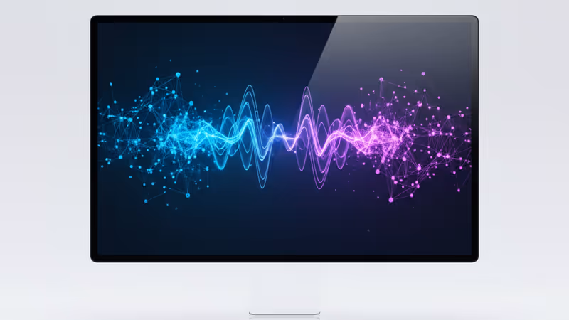 마이크로소프트 로고와 클로드 코드 로고가 교차하는 사무실 전경