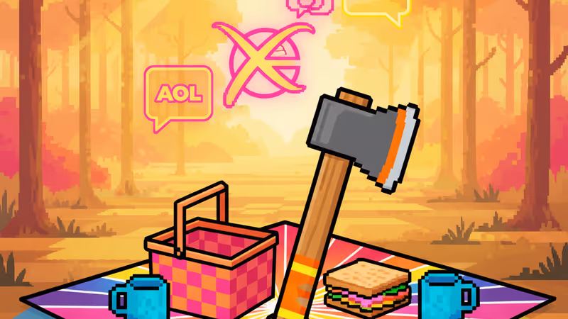 映画『ウィキッド』のシズ大学時代の登場人物たちが森でピクニックを楽しむ様子