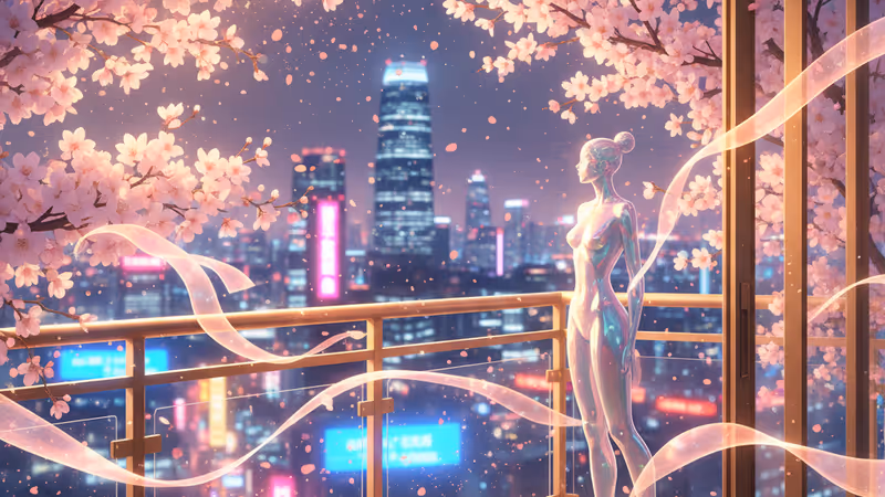 ソウルの高級住宅街清潭洞から見える夜景のイメージ