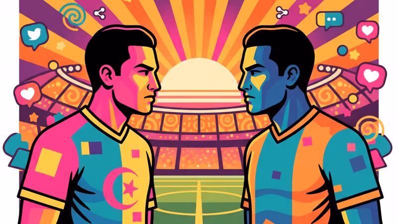 摩洛哥馬拉喀什體育場外觀與非洲盃賽事氛圍