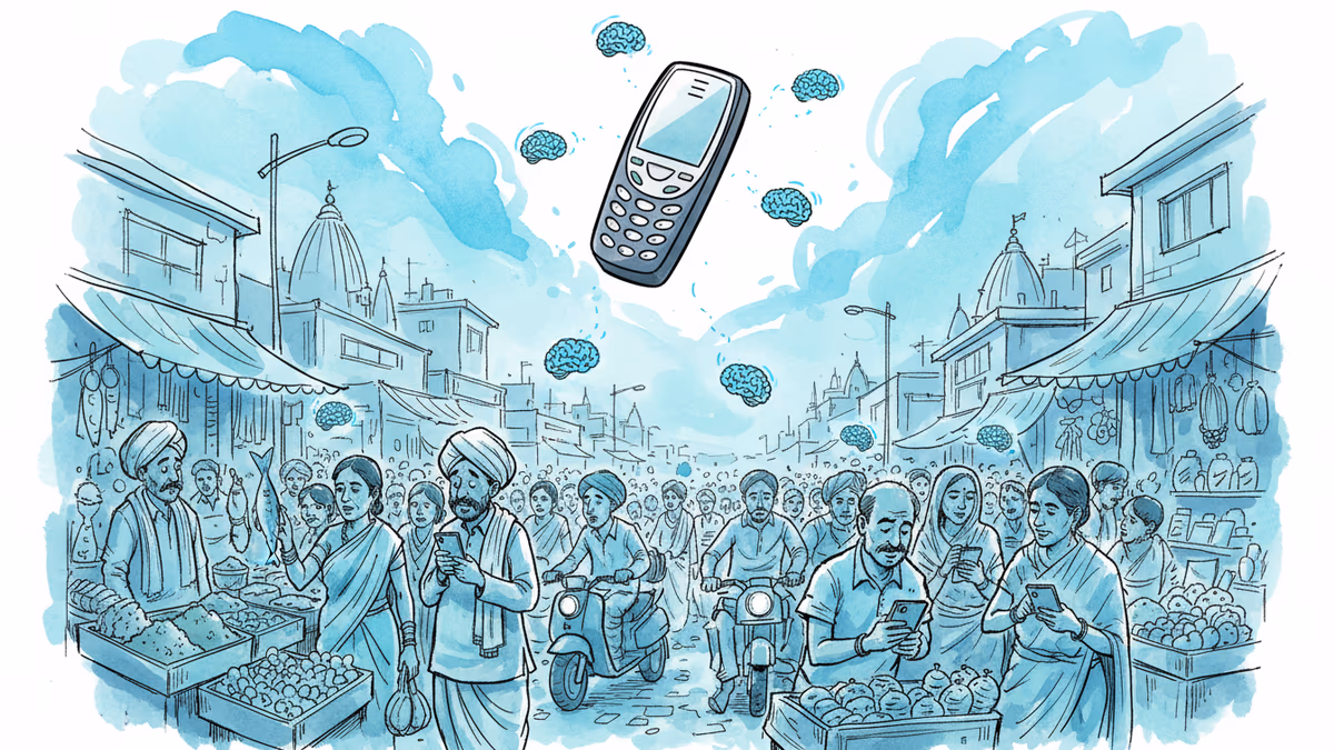 印度AI公司要讓功能機也能聊天：邊緣AI革命來了？