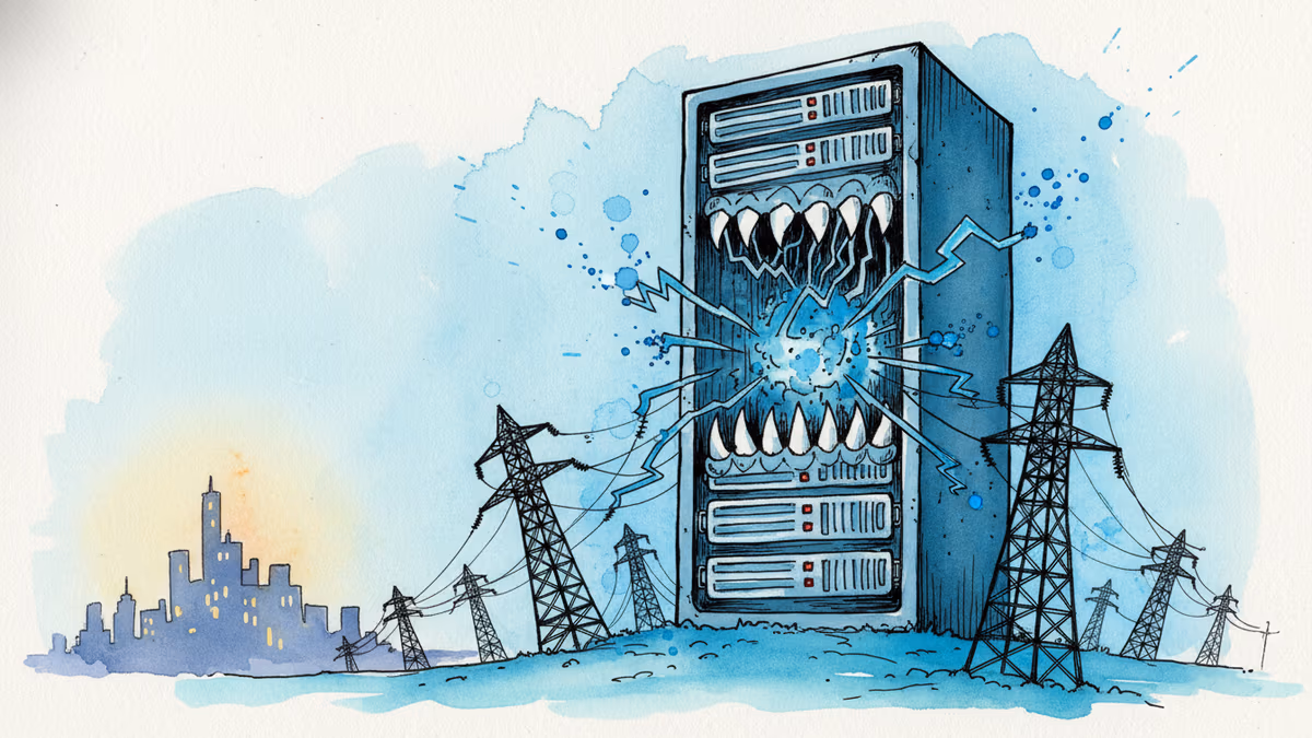 AI가 도시 하나를 먹어치우고 있다