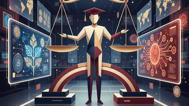 Professor Ling Haibin and AI plant identification graphics