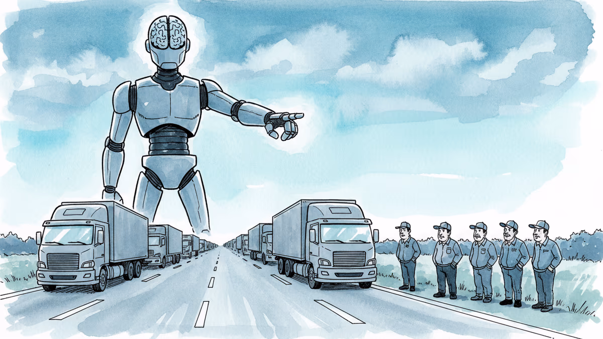 AI Trucks Out Truckers: The $1 Trillion Efficiency Revolution