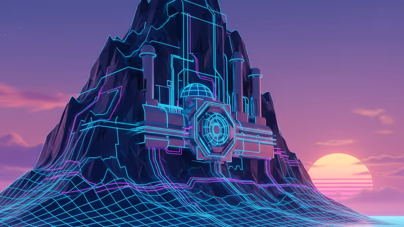 AI 技術精準定位地下地熱能源的科技示意圖