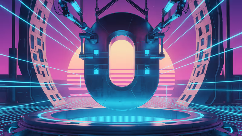 The first superconducting magnet being installed in the Sparc fusion reactor